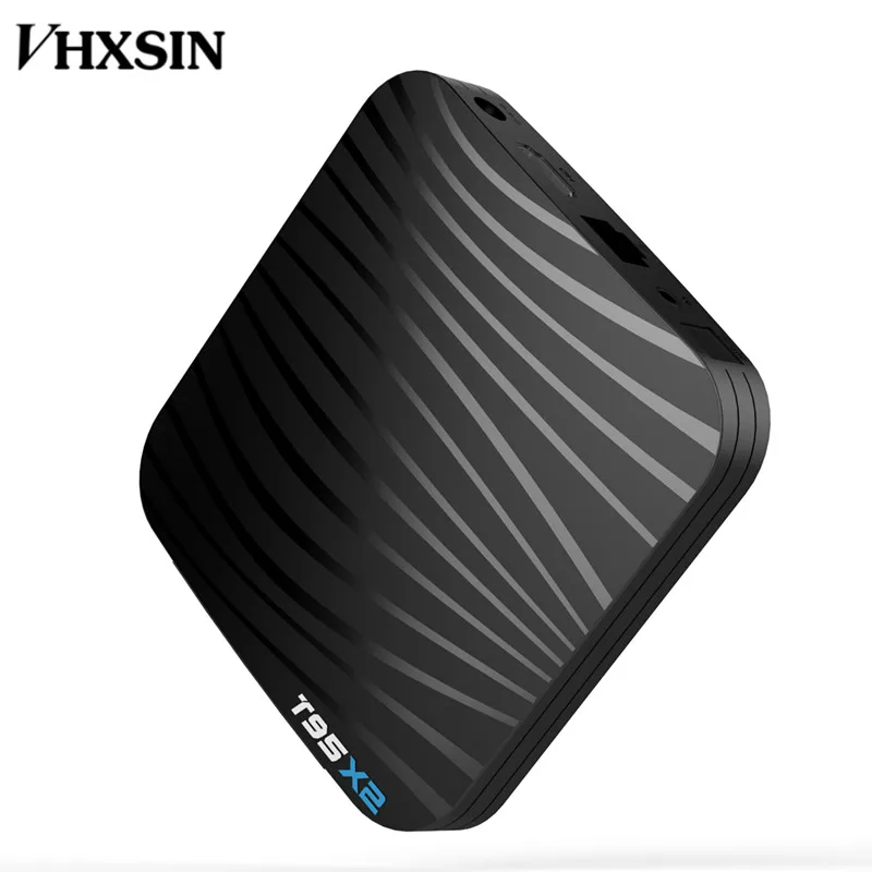 ТВ-приставка VHXSIN 20 шт./лот T95X2 Android 8 1 S905X2 Quad core A53 Davlin MP2 IPTV HD 2 USB 3 0 4k телеприставка |