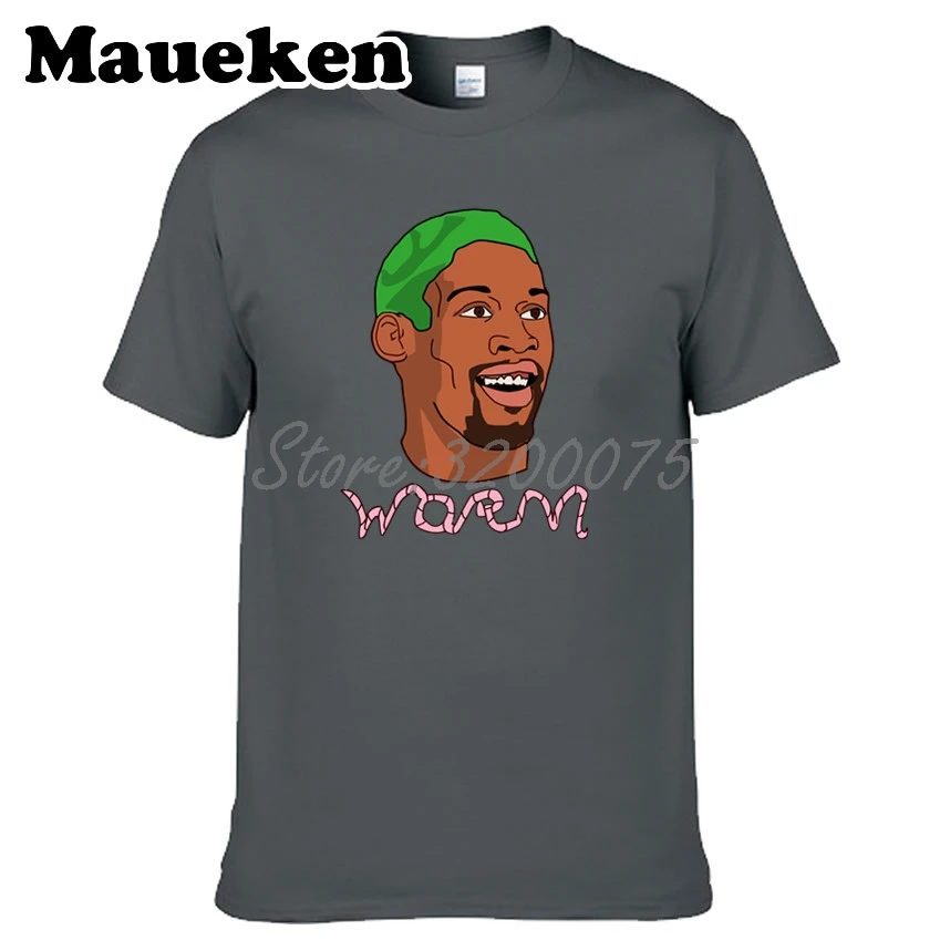 Мужские Legendes 91 Dennis Rodman The Worm Crewneck Футболка Одежда мужская футболка с круглым