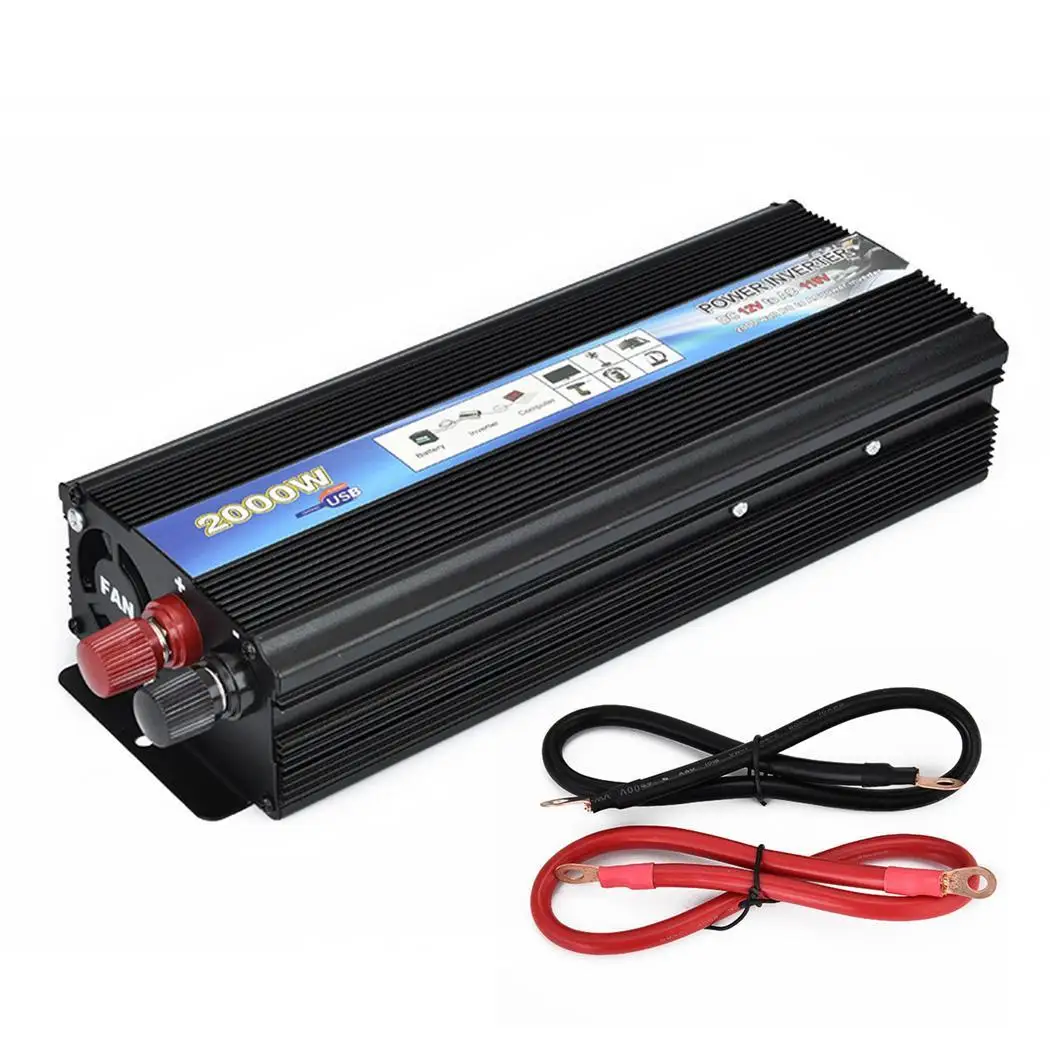 2000 Вт автомобиль USB DC 12 V/24 V Plug переменного тока для адаптера 9 7 10 3 110 Мощность