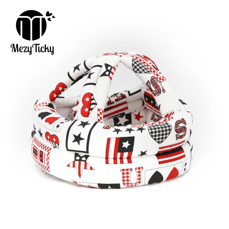 MezyTicky Children's toddler boys helmets sport prevent impact walk Wrestling paly baby girls Protect collision head buffer caps | Детская