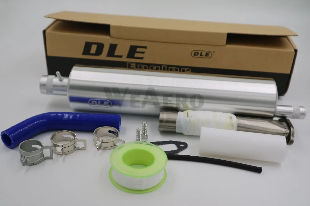 Задняя выхлопная труба для бензинового/бензинового двигателя DLE35RA