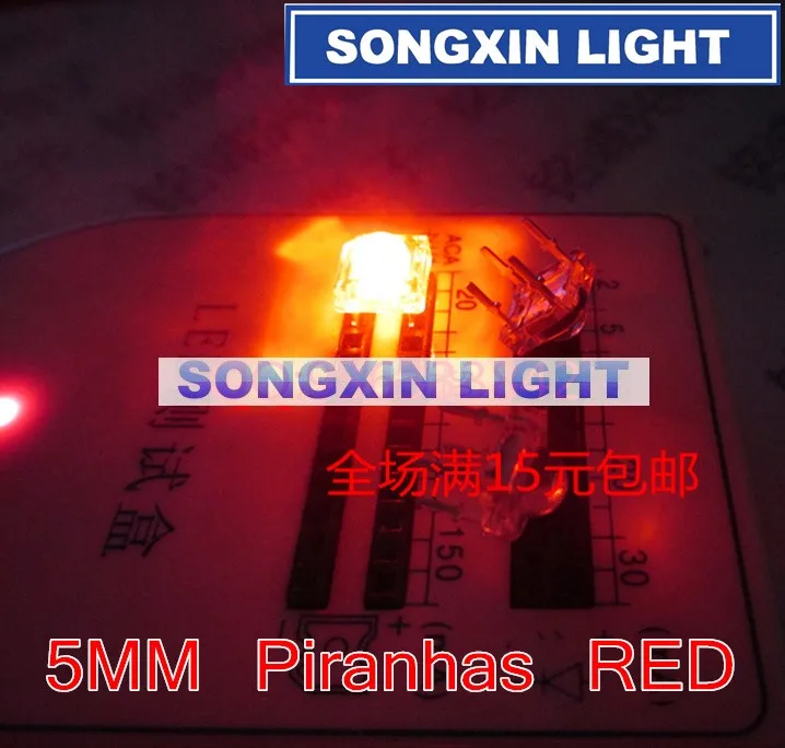 500 шт. светодиодные круглые автомобильные лампы 5 мм|500pcs led 5mm|led 5mmled 5mm red |