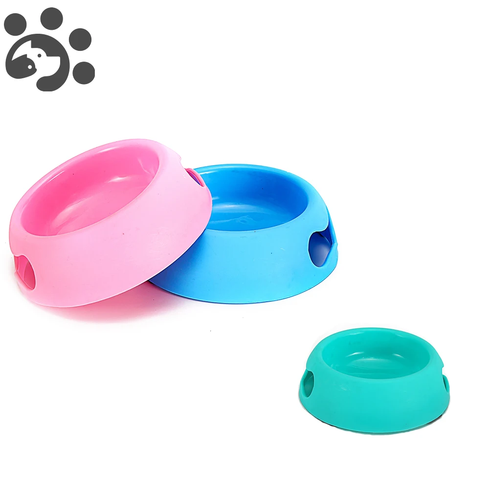 Пластиковые миски для собак маленькая большая кормушка кошек пищевой контейнер
