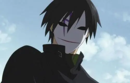 Новинка маска темнее чем черная аниме улыбка Hei Li Shenshun Косплей обновленная версия