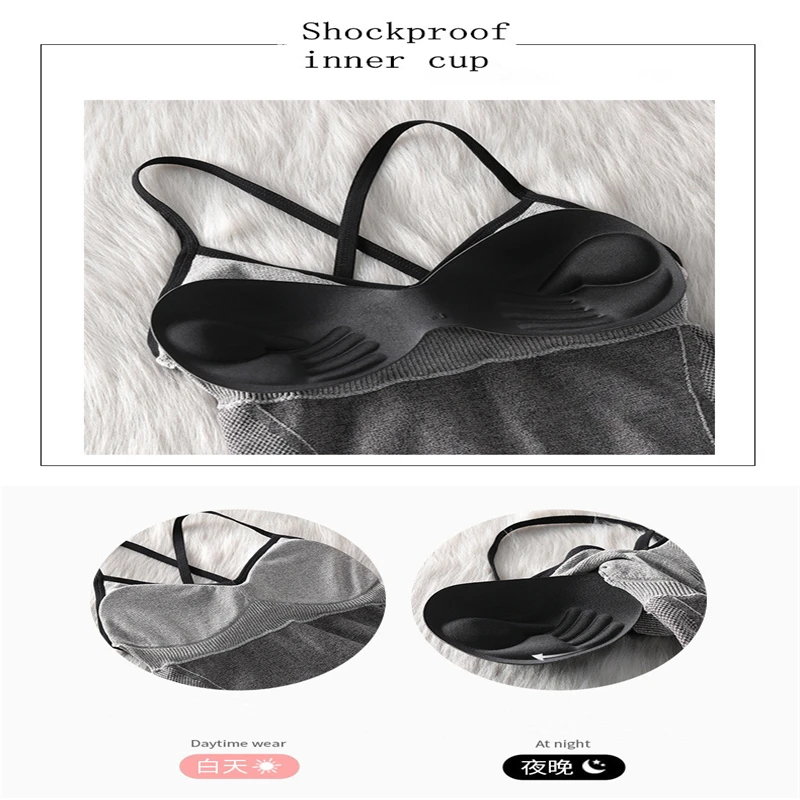 Женский топ на бретельках snugretty однотонный лифчик с подкладкой сексуальный