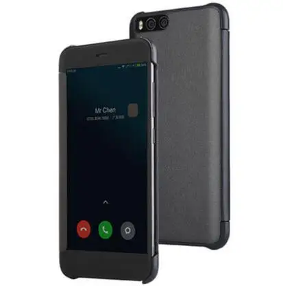 Темно-серый Xiaomi mi 6 Чехол-книжка, кожаный чехол,, 5,15 дюймов, Xiaomi mi, 6 Чехол, роскошный, армированный, матовый, противоударный, Xio mi 6 Чехол, смарт-чехол - Цвет: Темно-серый
