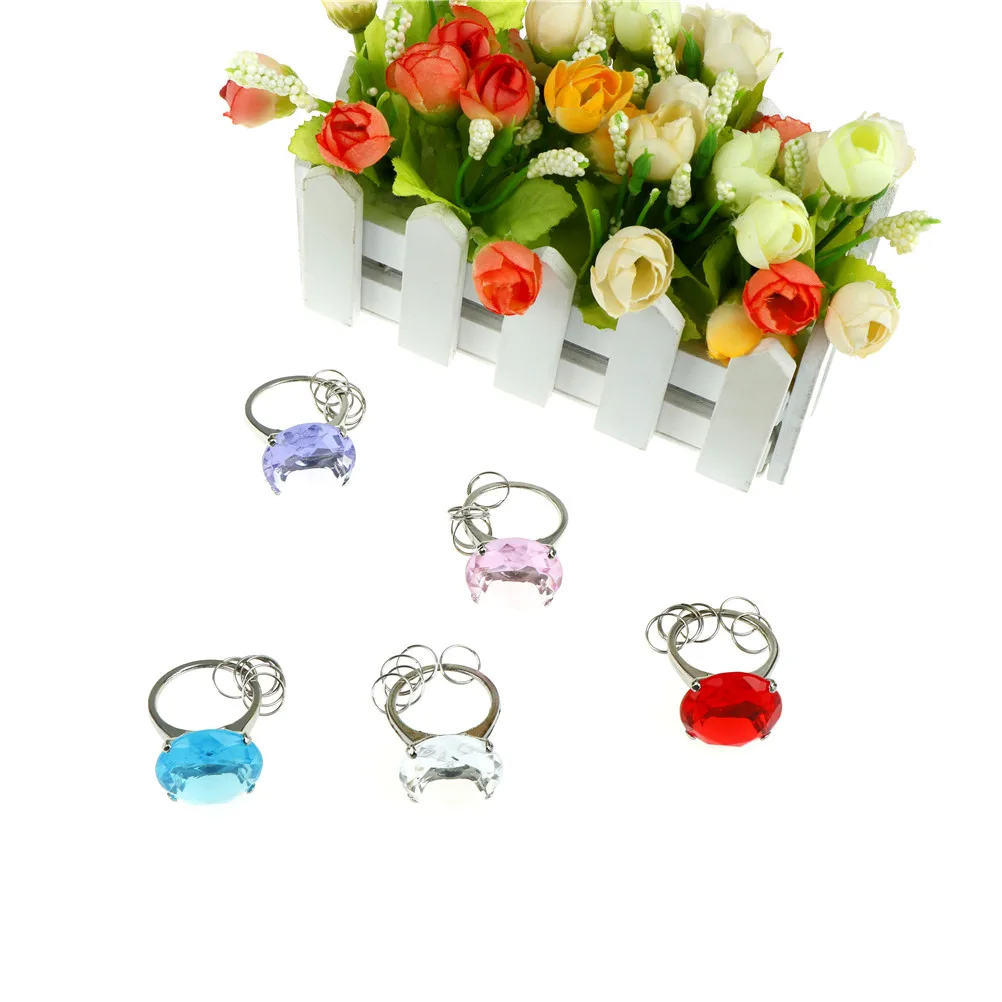 Новинка 1 шт. кольцо в форме бриллианта брелок аксессуары для ключей небольшие