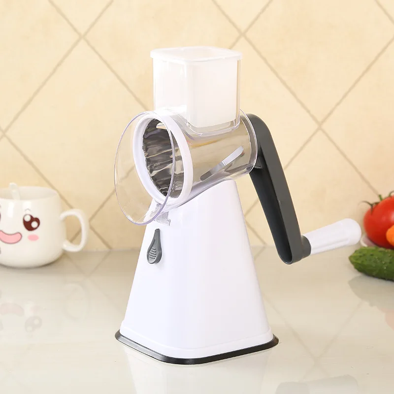 Руководство Круглый мандолина slicer овощерезка картофель Жульен морковь Терка резки сыра лезвия из нержавеющей стали Кухня инструмент