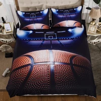 bedding sets 23pcs 3d duvet cover bed sheet pillow cases size eucnus queen king flame baseball drop shipping basketball