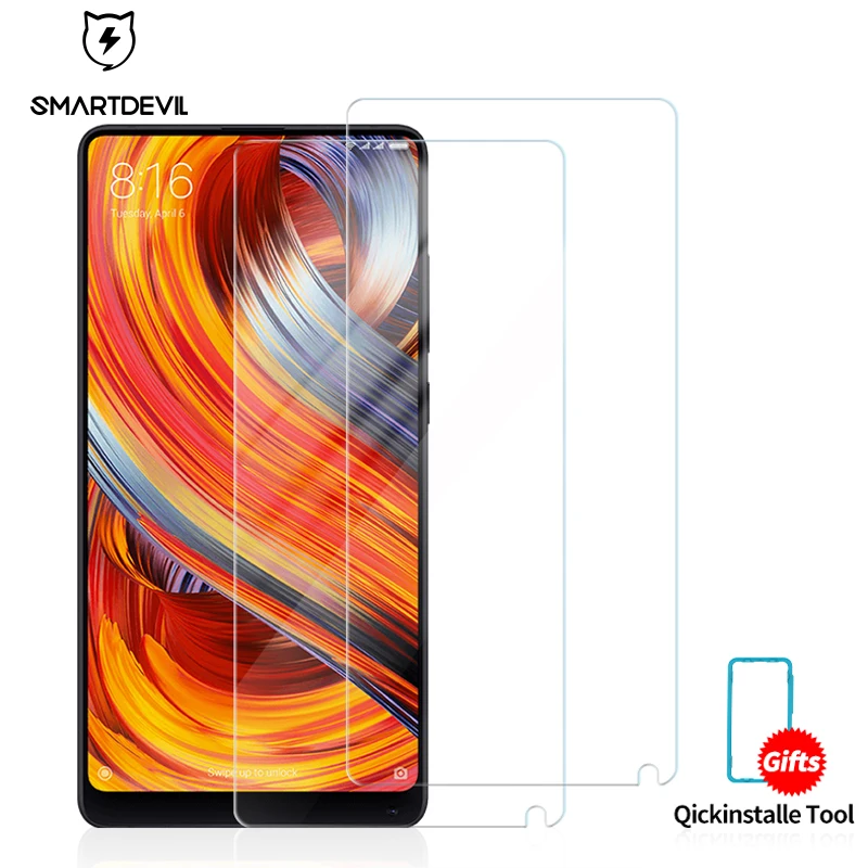 Защитное стекло SmartDevil для xiaomi Mi Mix 2 закаленное 9H мобильный телефон защитная