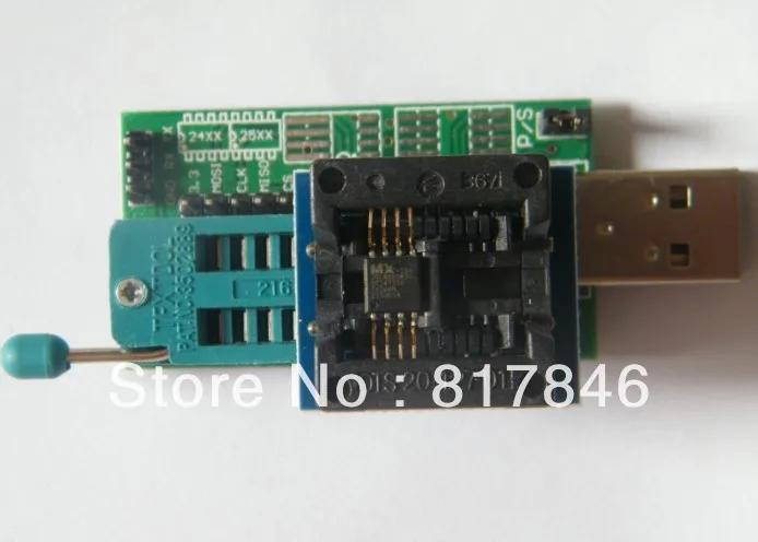 Бесплатная доставка Bios плата MX25L6405 W25Q64 USB программист ЖК дисплей горелка CH341A Progammer