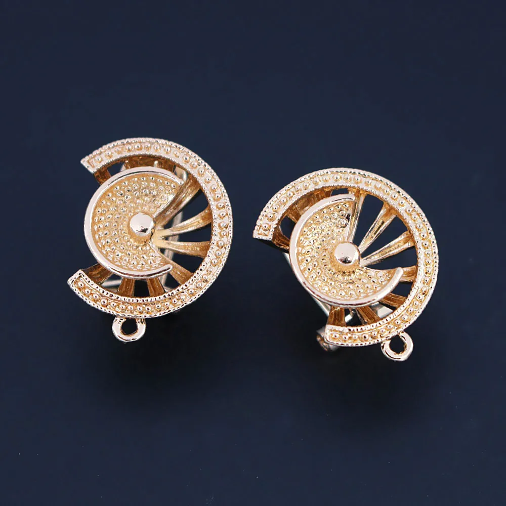 Серьги гвоздики с петлями в африканском стиле нигерийские Чили женские