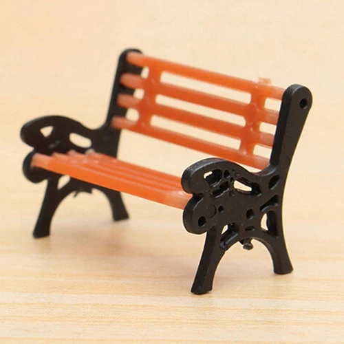 5 шт. мини садовое украшение миниатюрное скамейка парк ремесло DIY домашний декор