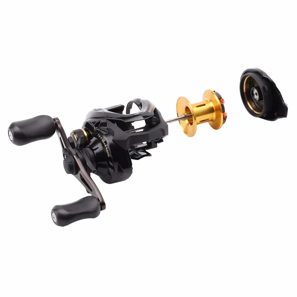 Новая Оригинальная Рыболовная катушка Shimano BASS ONE XT 150 151 с правой и левой спинкой 7 2: