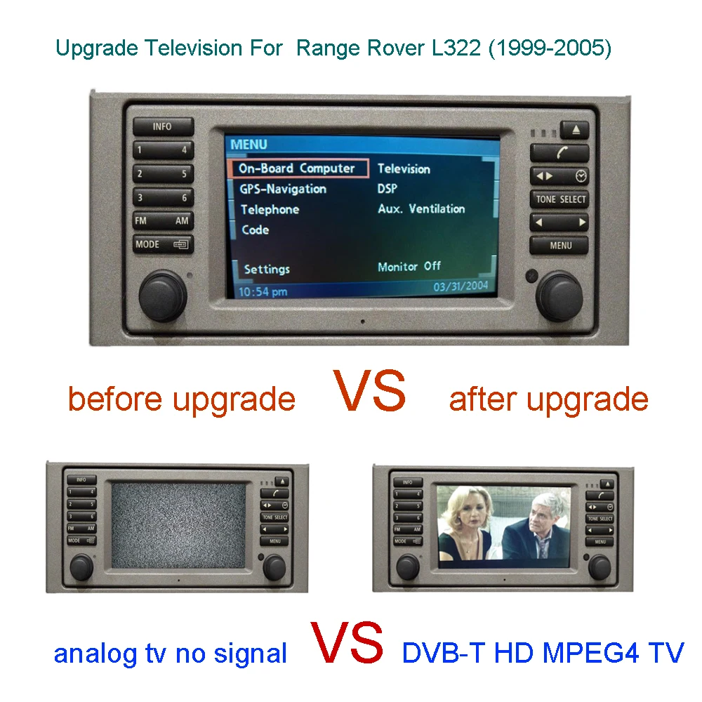 

DVB-T Digital TV For Land Rover L322