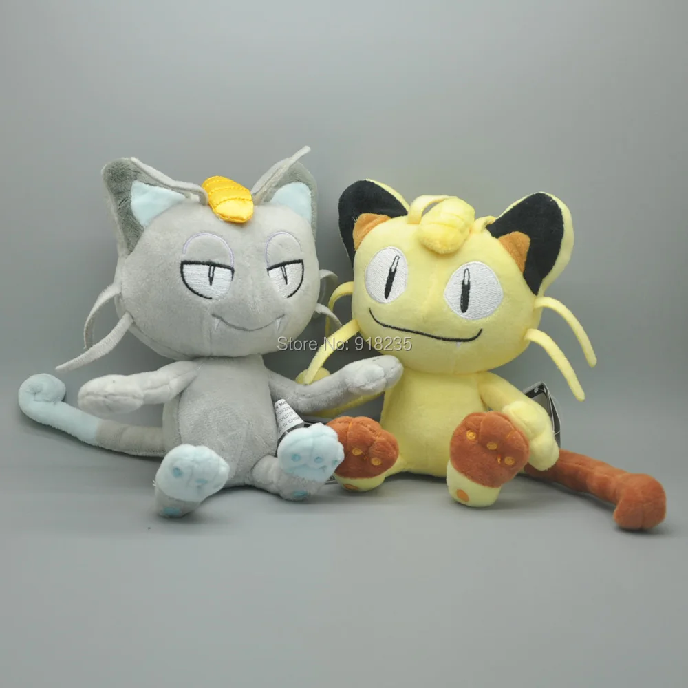 10/лот 2 вида стилей 7 &quotAlola Meowth плюшевые куклы мягкие животные для детей лучшие