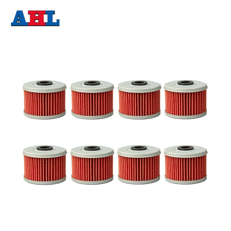 8 шт. масляные фильтры для мотоцикла HONDA TRX450FE TRX450 TRX 450 FE FOREMAN ES 433 2002|oil filter|motorcycle oil