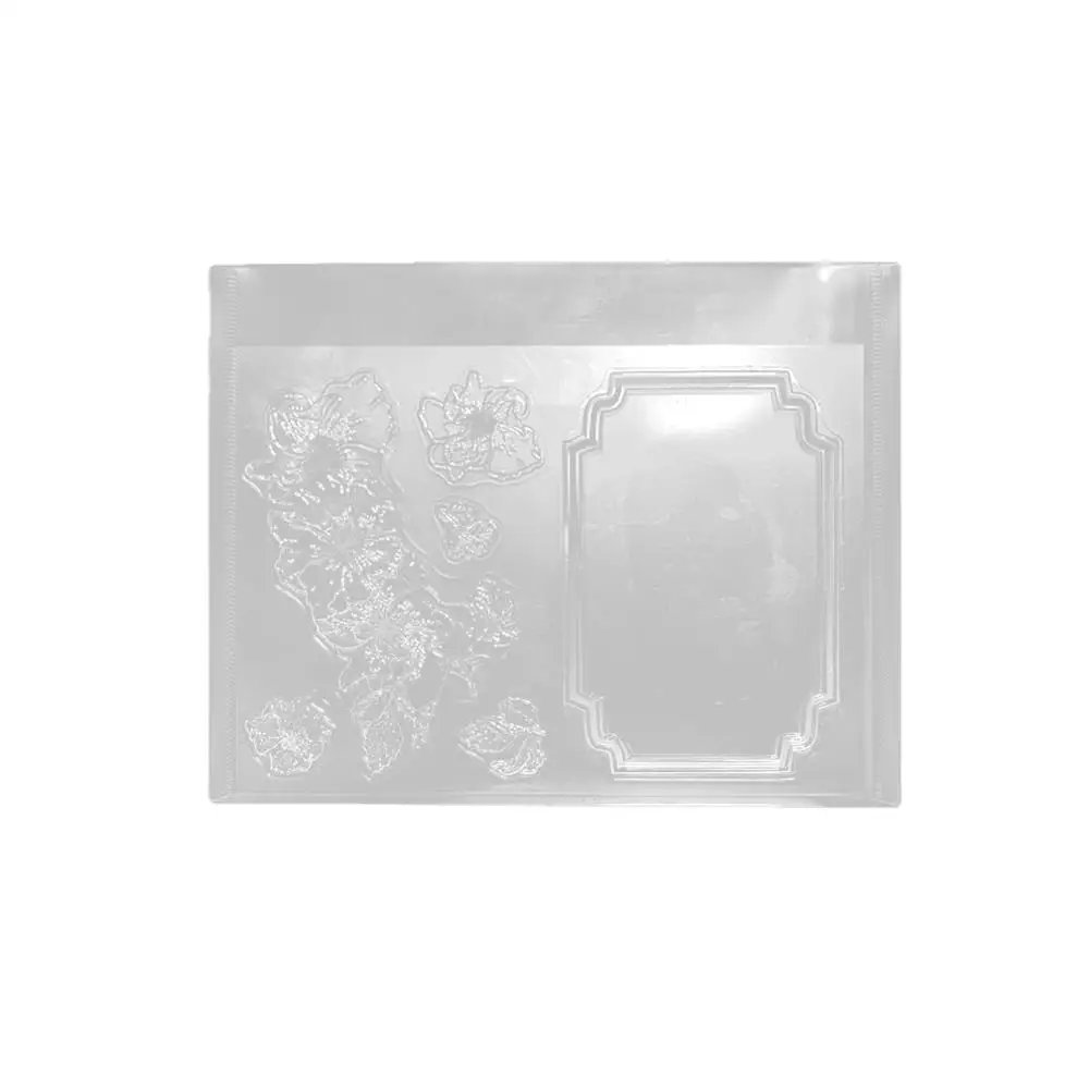 3 шт./лот прозрачный режущий мешок для штампов пластиковая поделка толстые