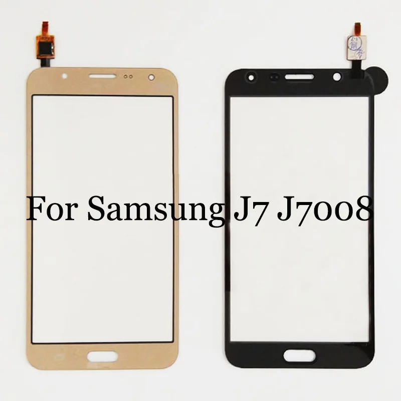 2 шт. дигитайзер сенсорного экрана для samsung galaxy J7 J 7 сенсорный экран J7008 стеклянная