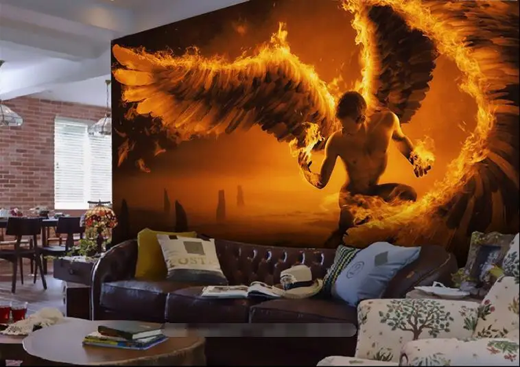 3d комнатные обои на заказ Настенная картина из нетканого материала наклейка