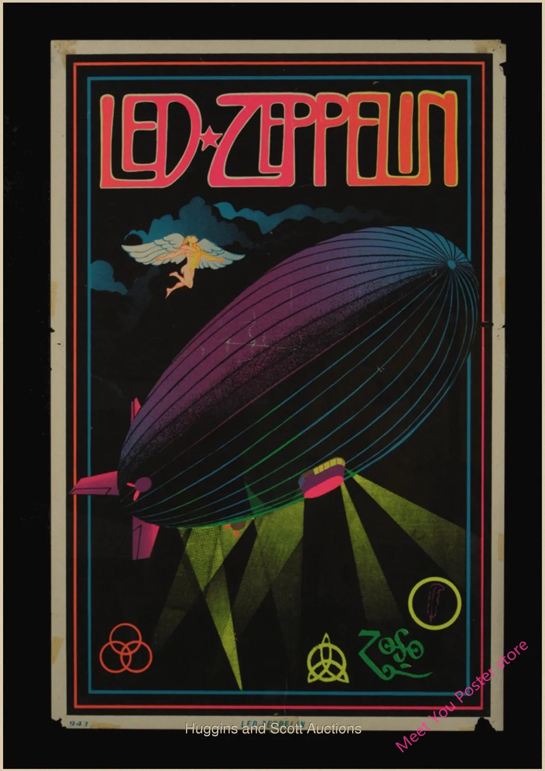 Led Zeppelin рок-музыка постеры для украшения дома Винтажный стиль Ретро Рок постеры настенные наклейки для дома Художественный бренд Декор для спальни A1