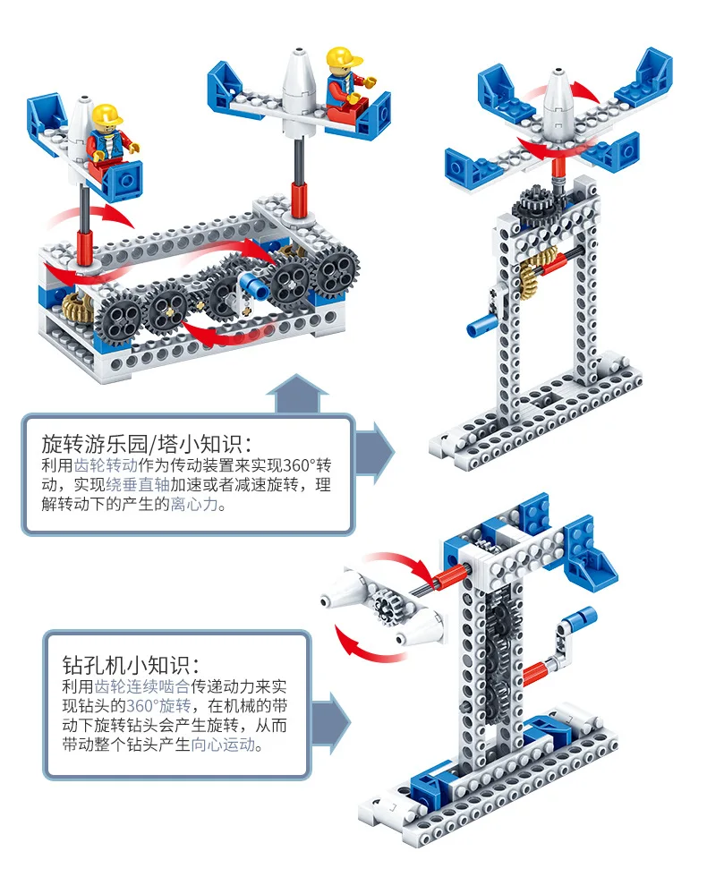 Технические механические инженерные шестерни наборы MOC модель DIY здание блокирует Обучение Обучающие Кирпичи Игрушка кран детский подарок