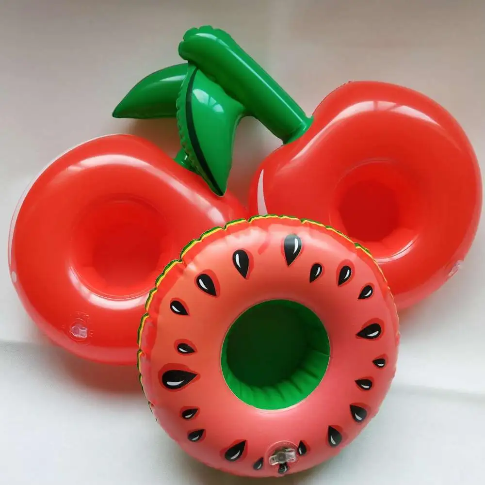 Бассейн партии плавающие подставки для напитков надувной подстаканник вишневые