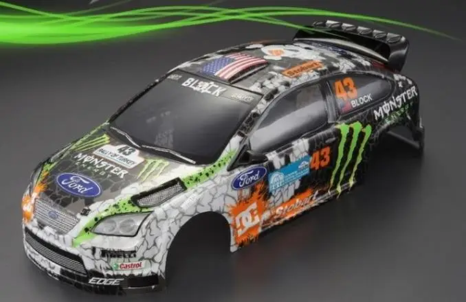 1/10 rc Drift Body Car Decals Stickers fFORD Focus GT MR03 AWD IW04 MINI-Q AMZ FLAT On Road Tamiya HPI Kyosho HSP Redcat FS | Игрушки и