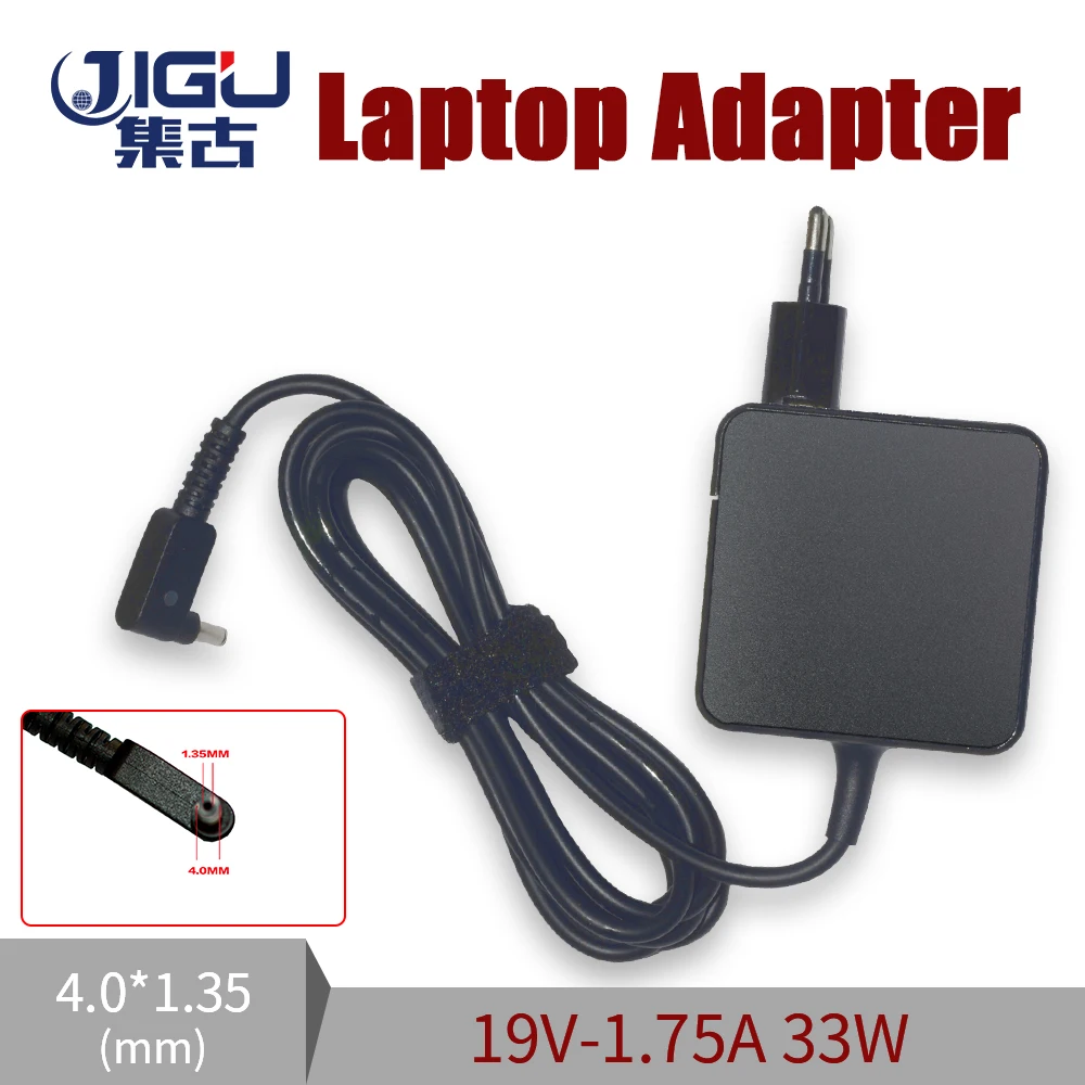 

JIGU Replacement 19V 1.75A 4.0*1.35MM 33W For Asus F201 F201E F202 F202E S200E Laptop AC Charger Adapter