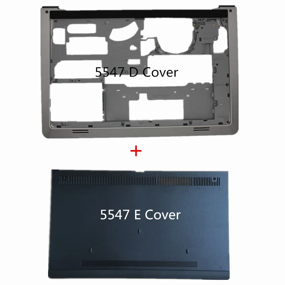 D cover and E cover Для Dell Inspiron 15-5000 5545 5547 5548 15 M подлокотник для ноутбука верхний корпус+ нижняя часть корпуса нижний корпус+ тачпад DP/N 0WHC7T - Цвет: D cover and E cover