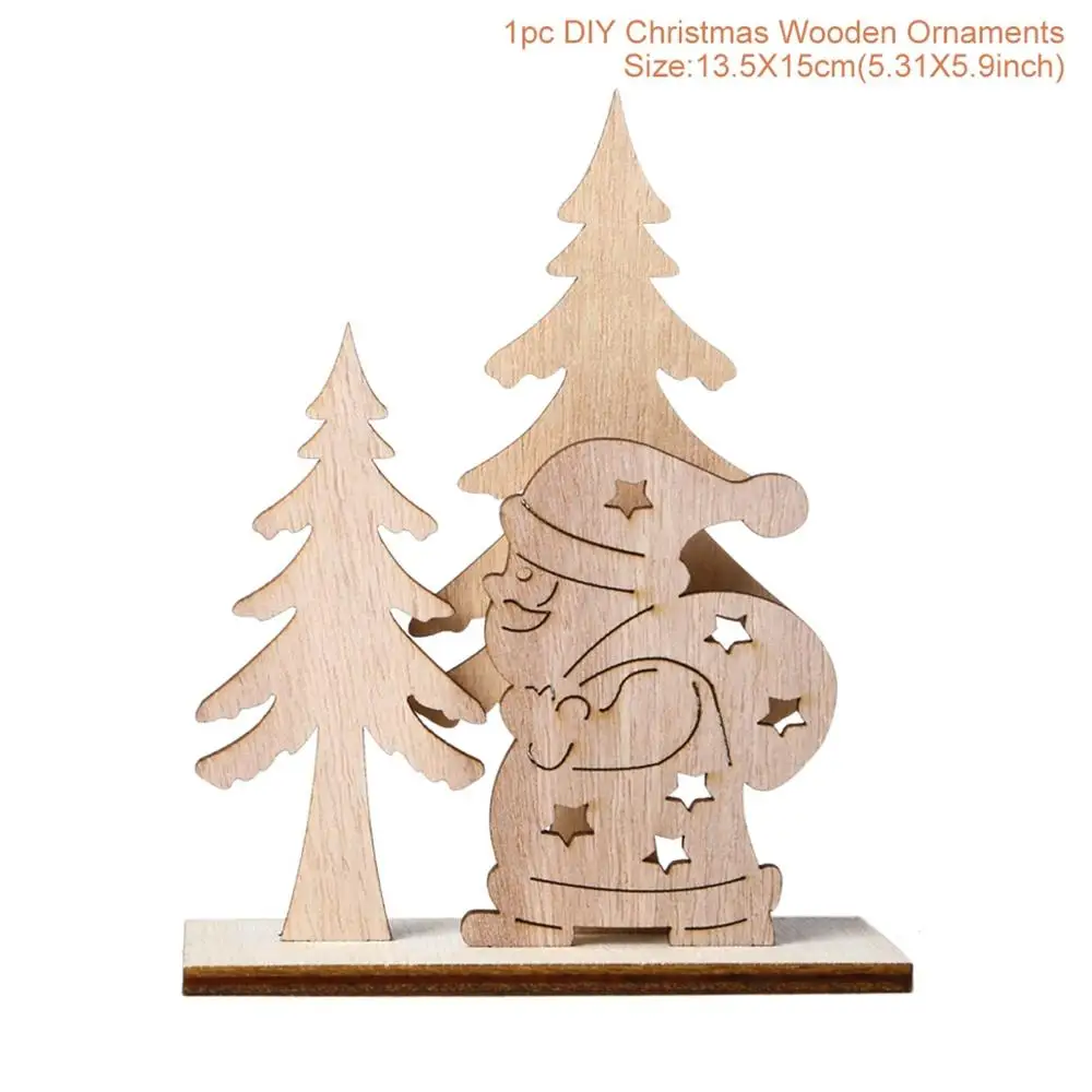 style 4 QIFU рождественские украшения Рождество Navidad рождественские украшения стола для дома Noel Natal Санта-Клаус орнамент - Цвет: style 4