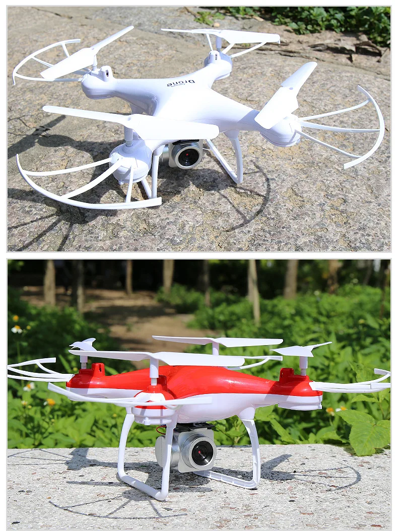 Лучшая цена HD камера 2,4G Wi-Fi FPV дрона с дистанционным управлением 4-осевая машина удержания высоты воздушный Квадрокоптер для фотографий RC Дрон вертолет летающая игрушка