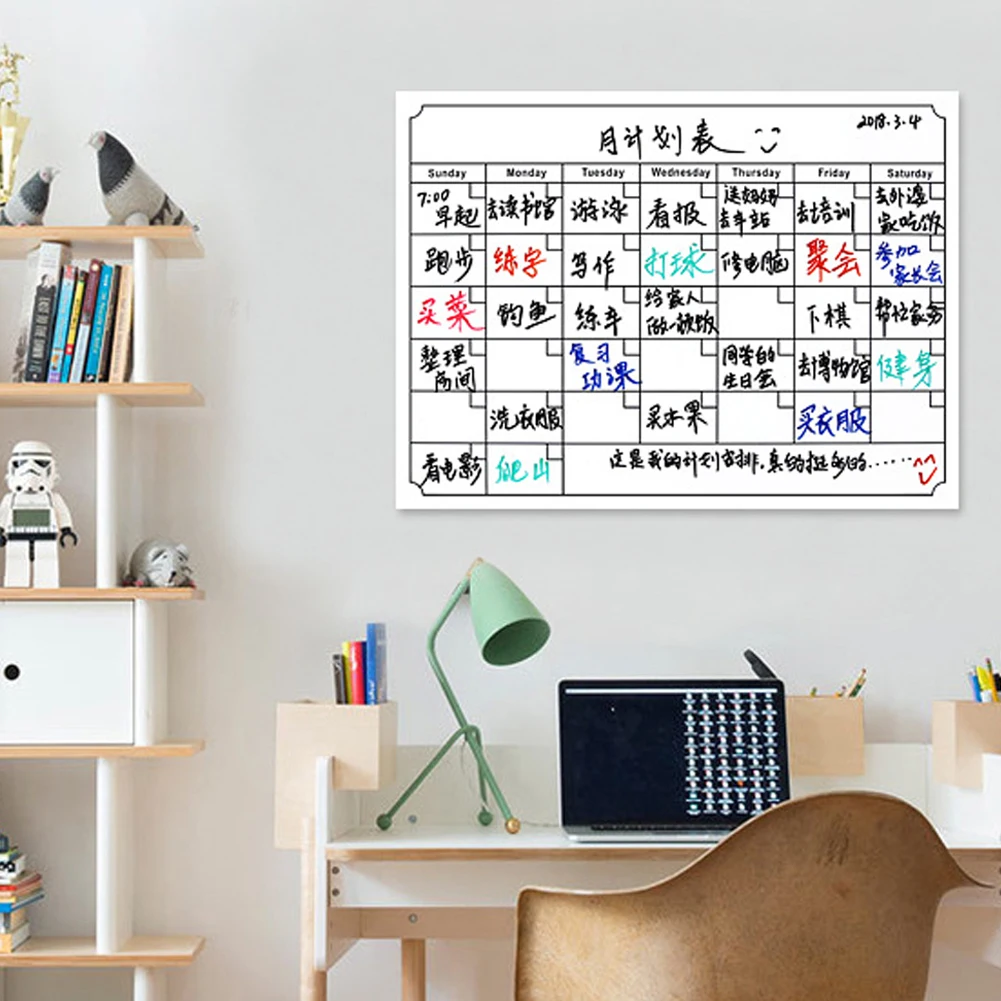 Новое поступление магнитный календарь доска сообщений стираемый месяц день