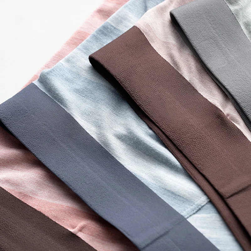 2 шт./лот мужские трусы-боксеры из модала бесшовное нижнее белье мягкие трусы в