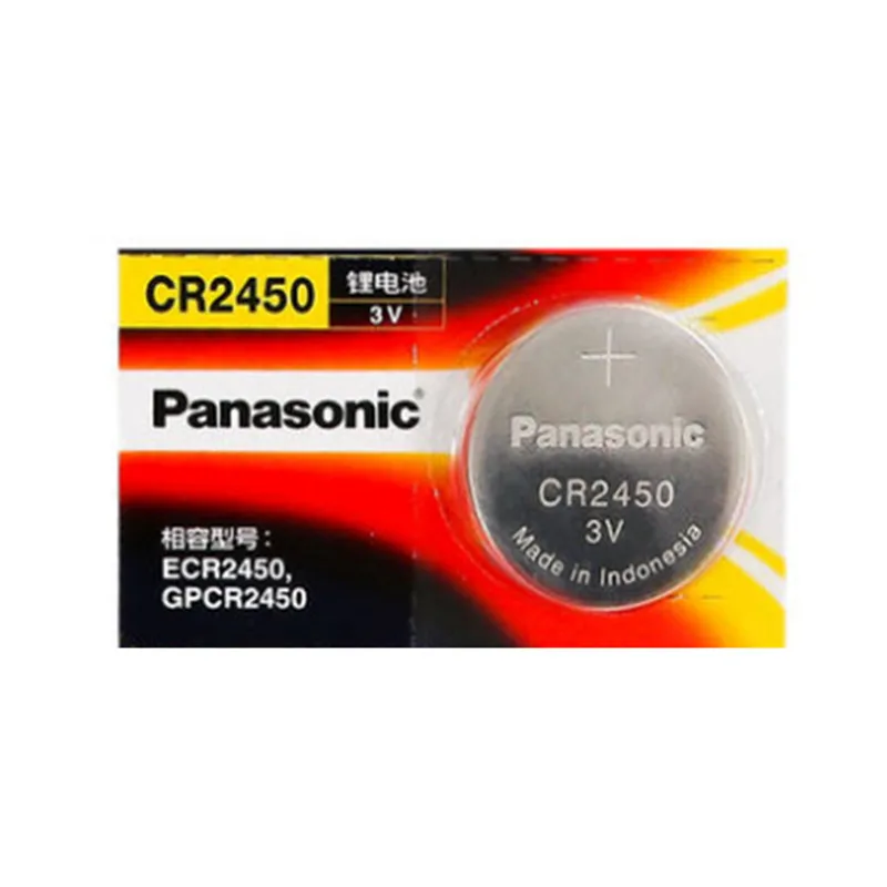 1 шт. новый оригинальный литиевый кнопочный аккумулятор Panasonic CR2450 CR 2450 3 в
