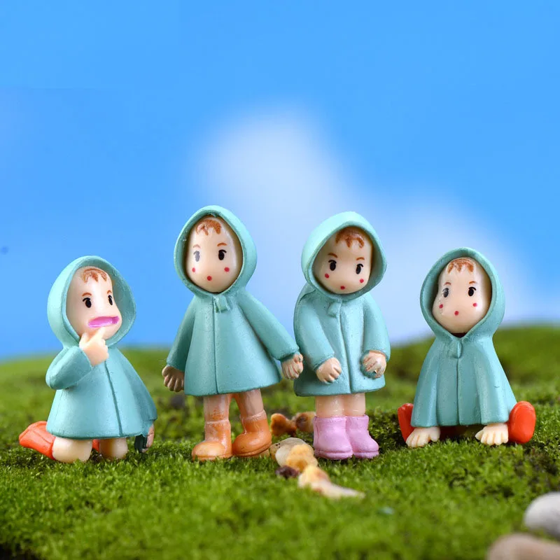 Милая миниатюрная девушка сказочный сад домашнее искусство аксессуары для