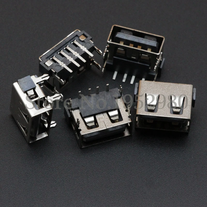 Новинка 10 шт. 2 0 USB разъем адаптер DIP гнездо 4 фута мм Высота Pin RoHS|4 pin female connector|4 femalepin