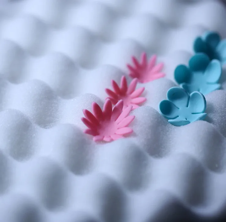 2 предмета выпечки Fondant (сахарная) цветы губки сухой цветок формы Инструменты для