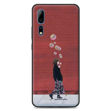 A8 Чехол для zte Axon 10 pro, мягкий силиконовый чехол для телефона с цветком, TPU, защитный чехол для zte Axon10 pro A2020Pro - Цвет: A8
