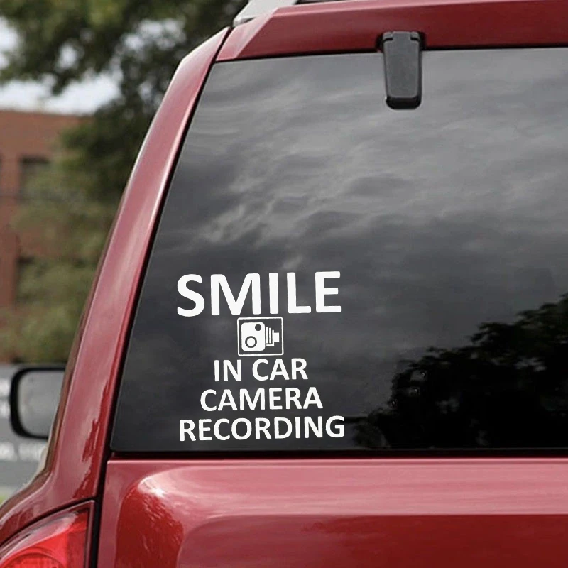 10*10 см камера запись в автомобиле окно наклейка знак улыбки автомобиль грузовик