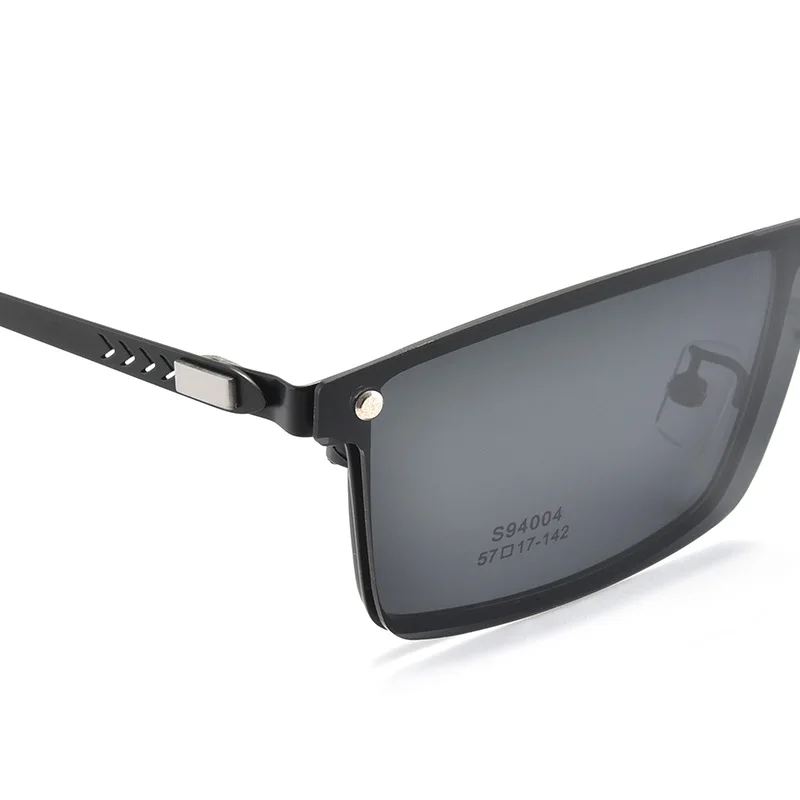 Оправа для очков с 1 зажимом мужчин и женщин поляризационные зеркальные