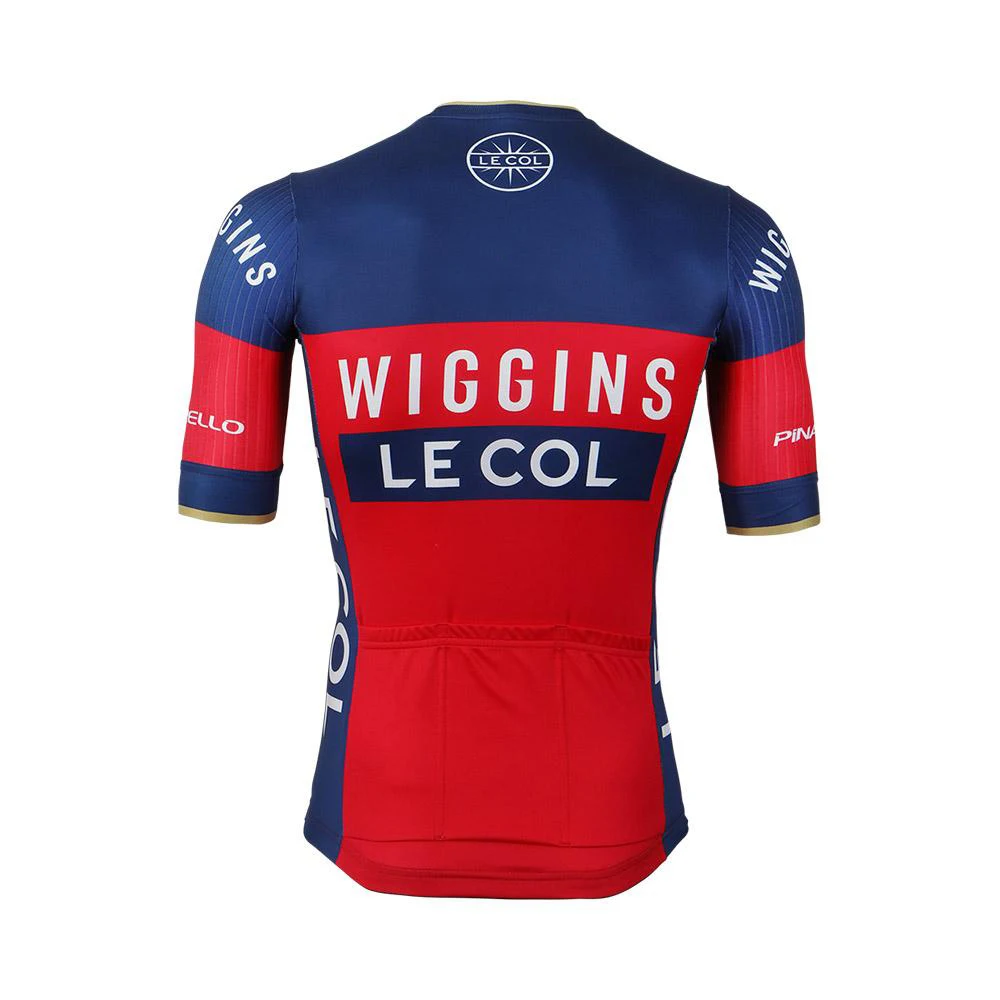 Новая велосипедная футболка WIGGINS TEAM с коротким рукавом, итальянская полосатая ткань, рукав и повязка на запястье, рубашка для езды на велосипеде