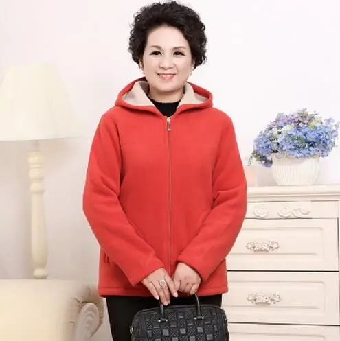 Tiexiu red JQNZHNL женская одежда среднего возраста пальто размера плюс 5XL свободные плотные пальто Верхняя одежда новая зимняя повседневная короткая куртка с капюшоном L749 - Цвет: Tiexiu red
