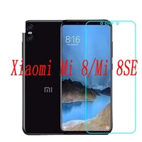 2pcs smartphone tempered glass for xiaomi mi 8 mi 8se mi8 mi8se 9h explosion proof protective film screen protector phone