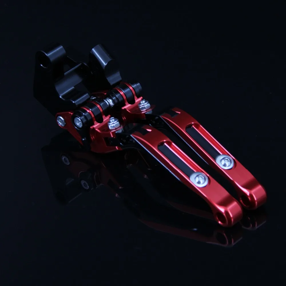 RiderJacky 1 пара синий + титан Мотоцикл Складные Выдвижные сцепные рычаги для Yamaha XMAX 300
