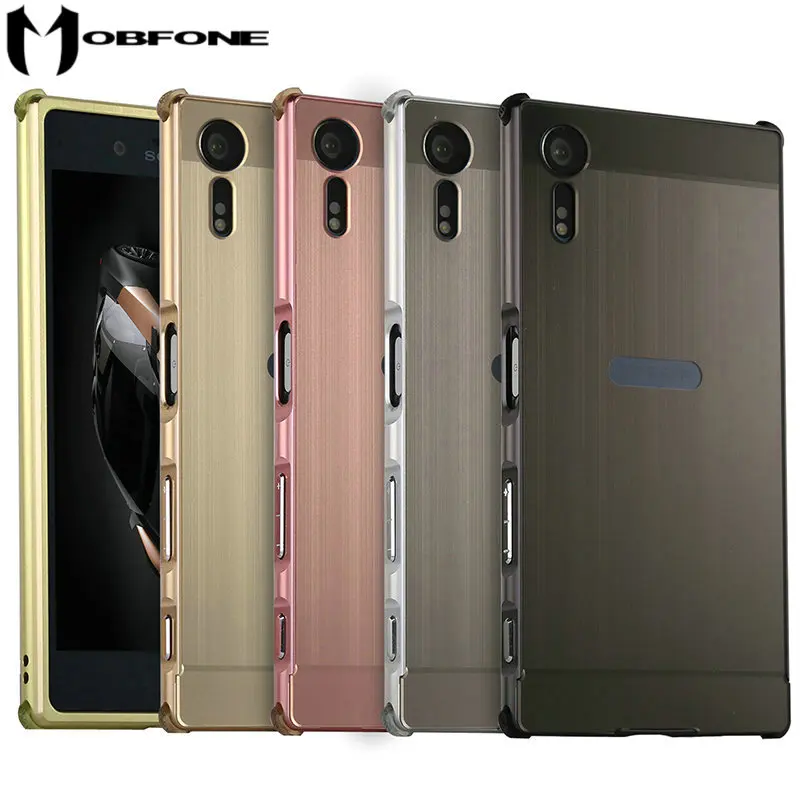 Роскошный Матовый металлический бампер для sony Xperia XZs G8232 XZ F8331 Dual F8332