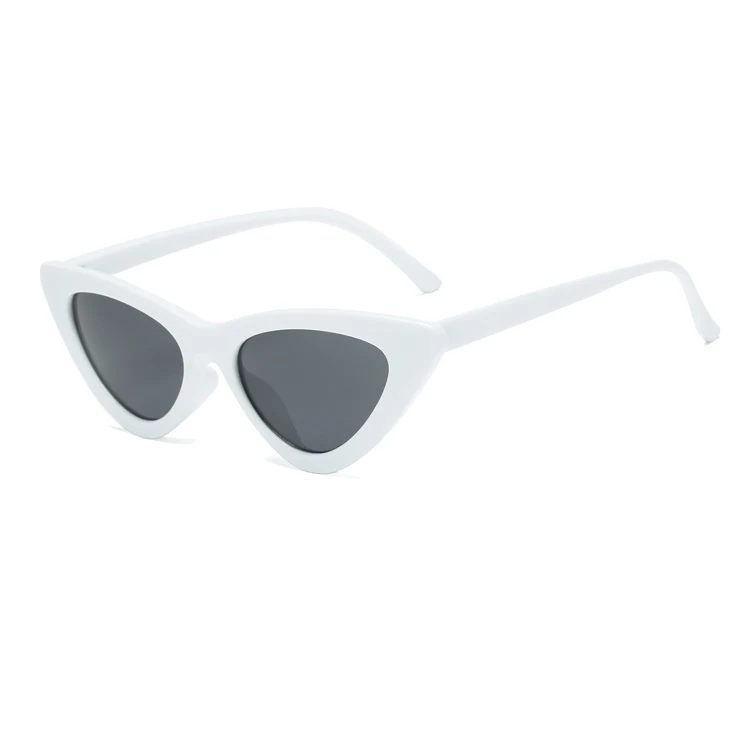 White grey KOTTDO новые милые модные сексуальные женские солнцезащитные очки кошачий глаз женские брендовые дизайнерские прозрачные солнцезащитные очки для женщин UV400 - Цвет оправы: White grey