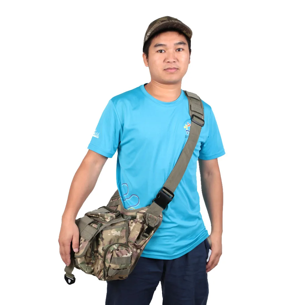 Molle военный тактический наплечный ремень сумка для альпинизма Водонепроницаемая