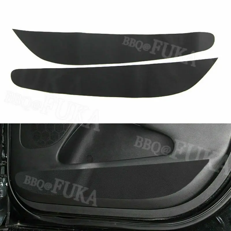 

PU Leather Door Anti Kick Pad Protective Cover Trim For Grand Cherokee 2011-2018