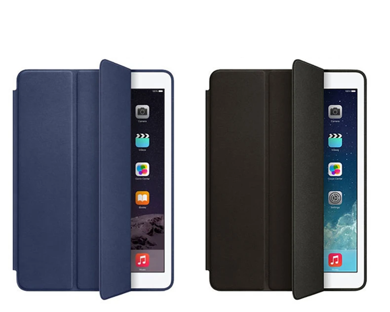 Умный чехол для iPad 9,7 дюймов трехслойный чехол для iPad с функцией автоматического сна/пробуждения стоячий из искусственной кожи чехол для Apple iPad